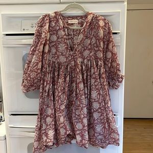 Authentic DAUGHTERS OF INDIA KYRA Mini Dress in Musk💕🤩size M